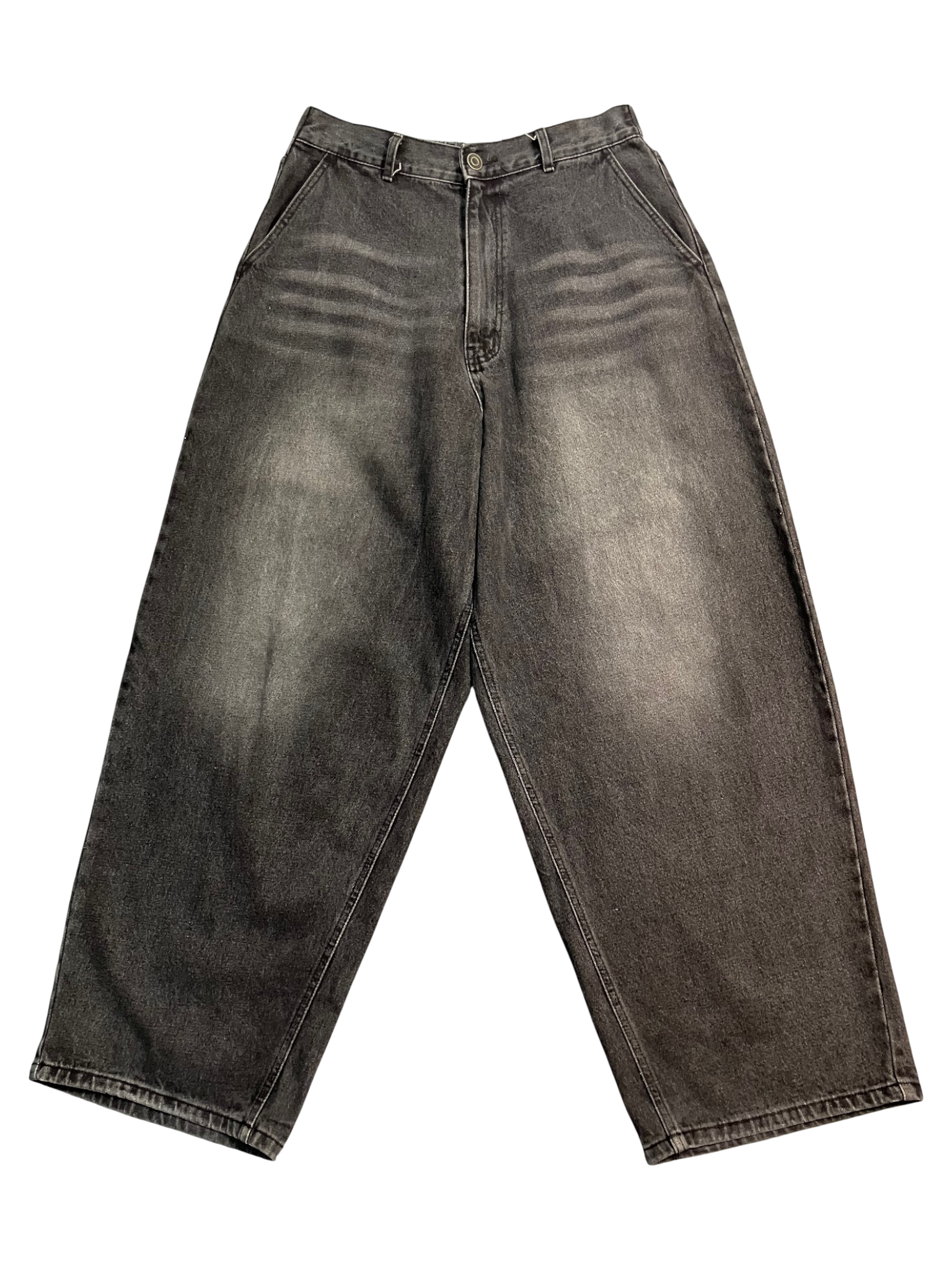 black medium baggy jeans