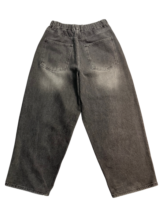 black medium baggy jeans