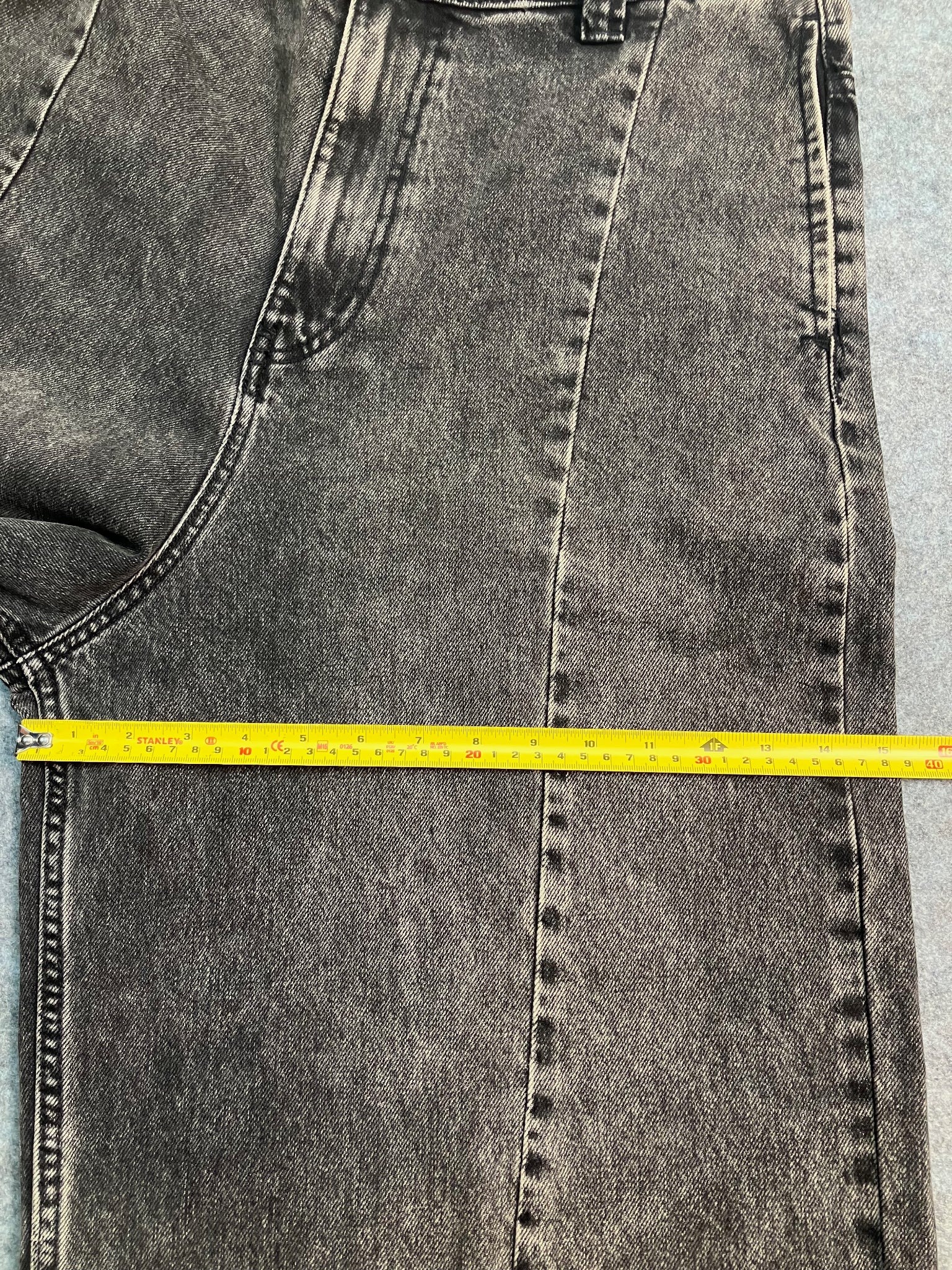 black y2k wide-leg jeans