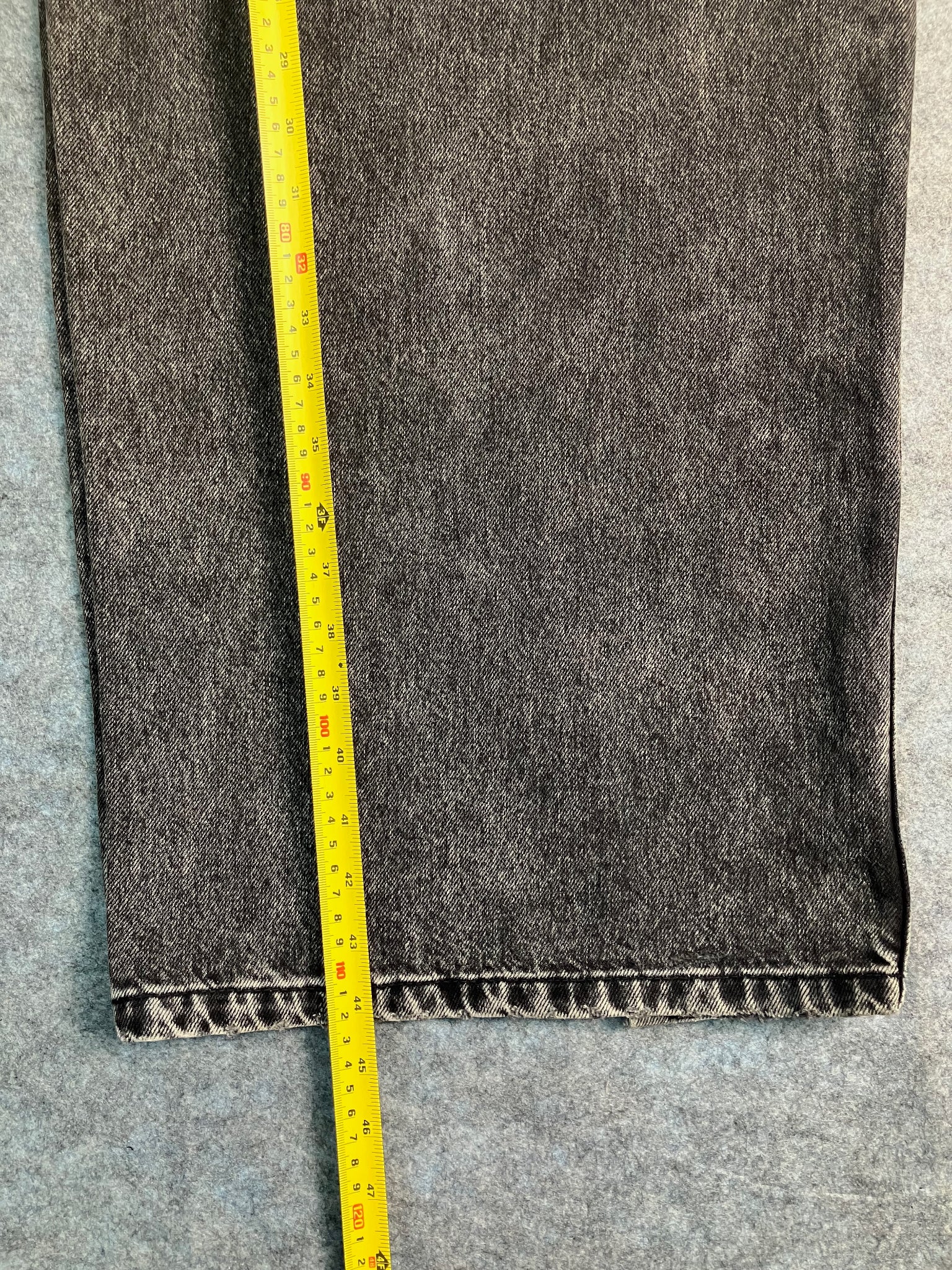 black y2k wide-leg jeans