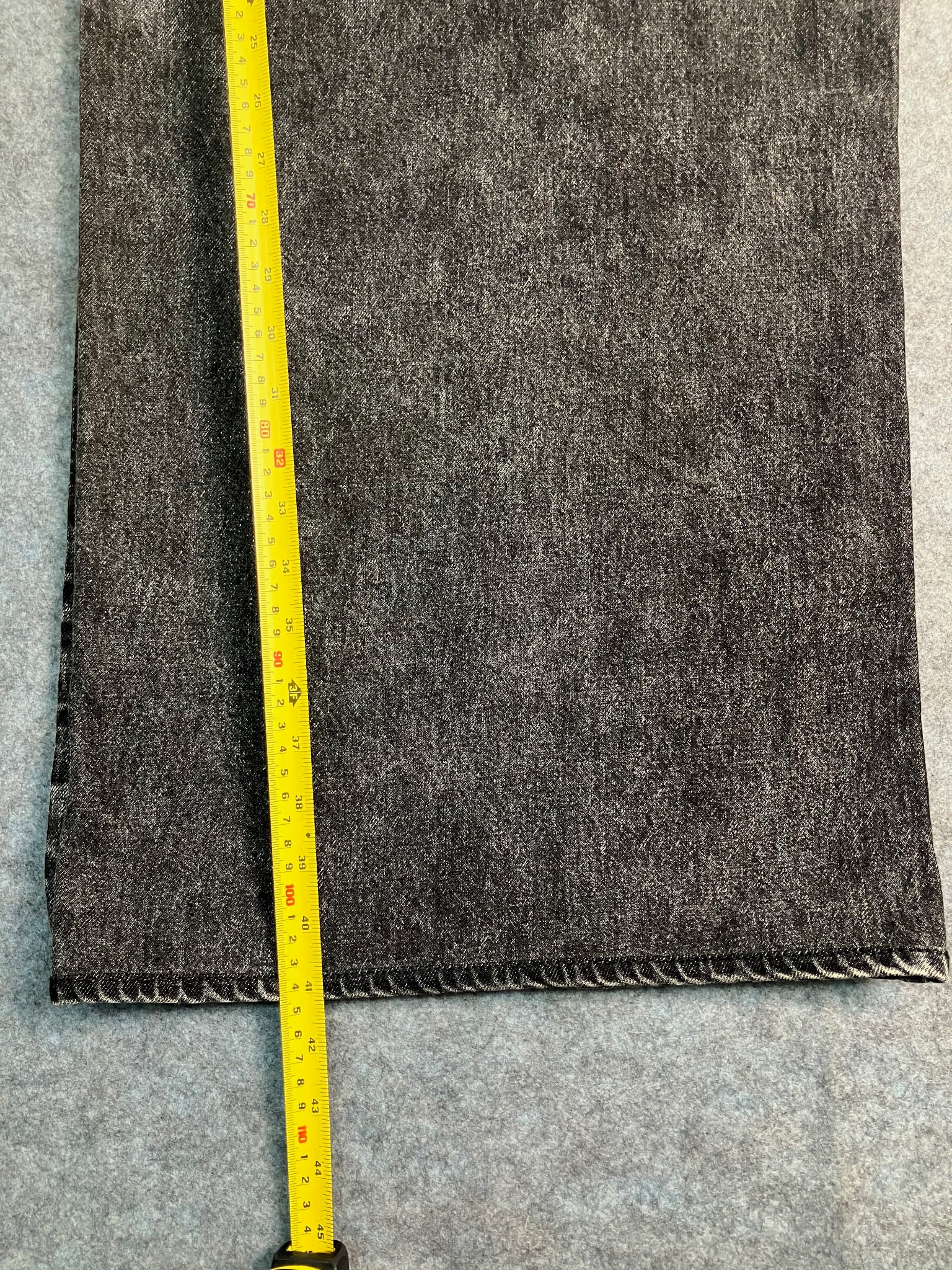 black super jumbo wide-leg jeans