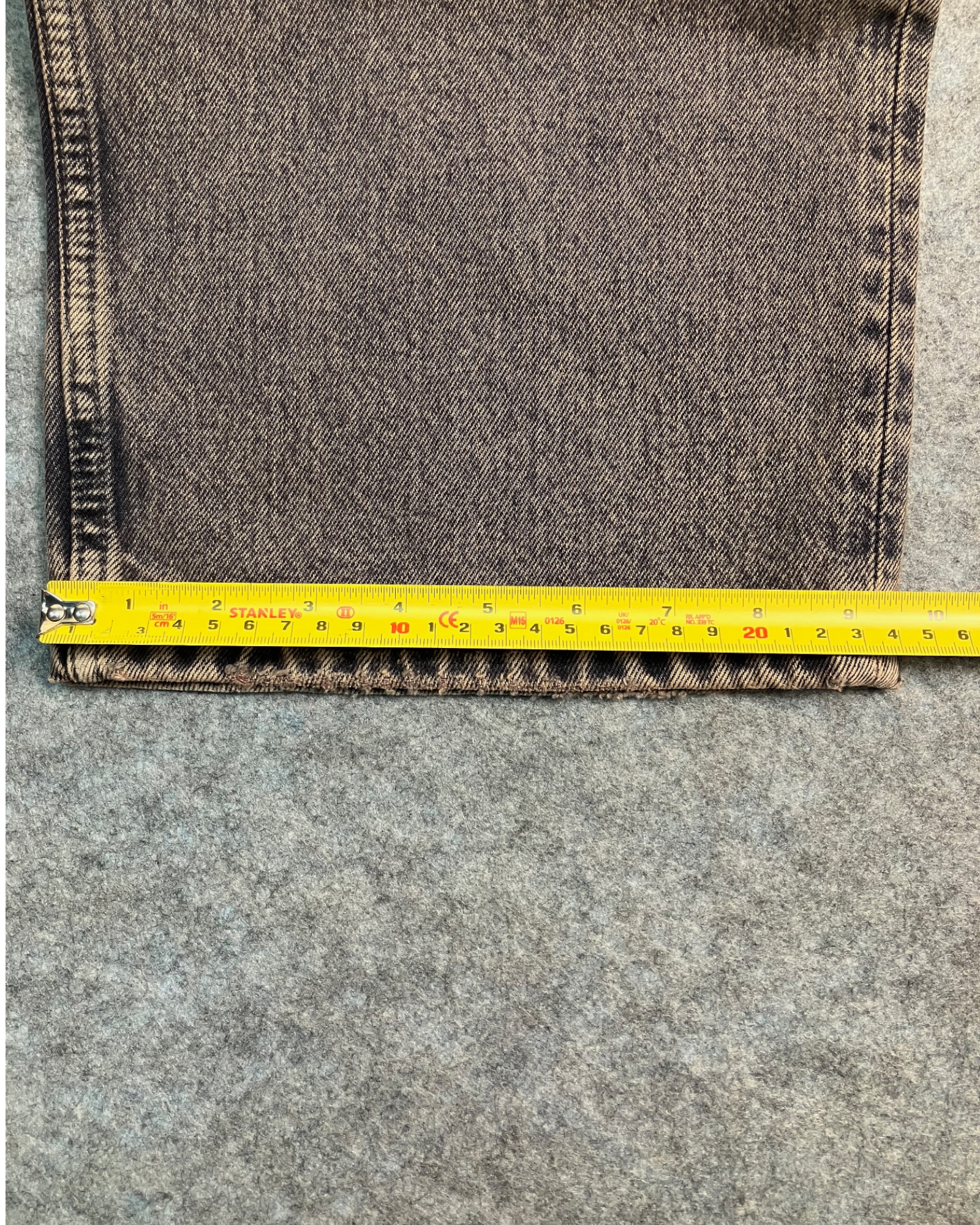 black loose-fit jeans