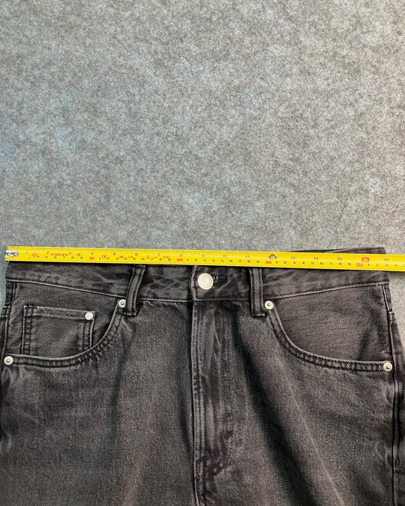 black boot-cut jeans