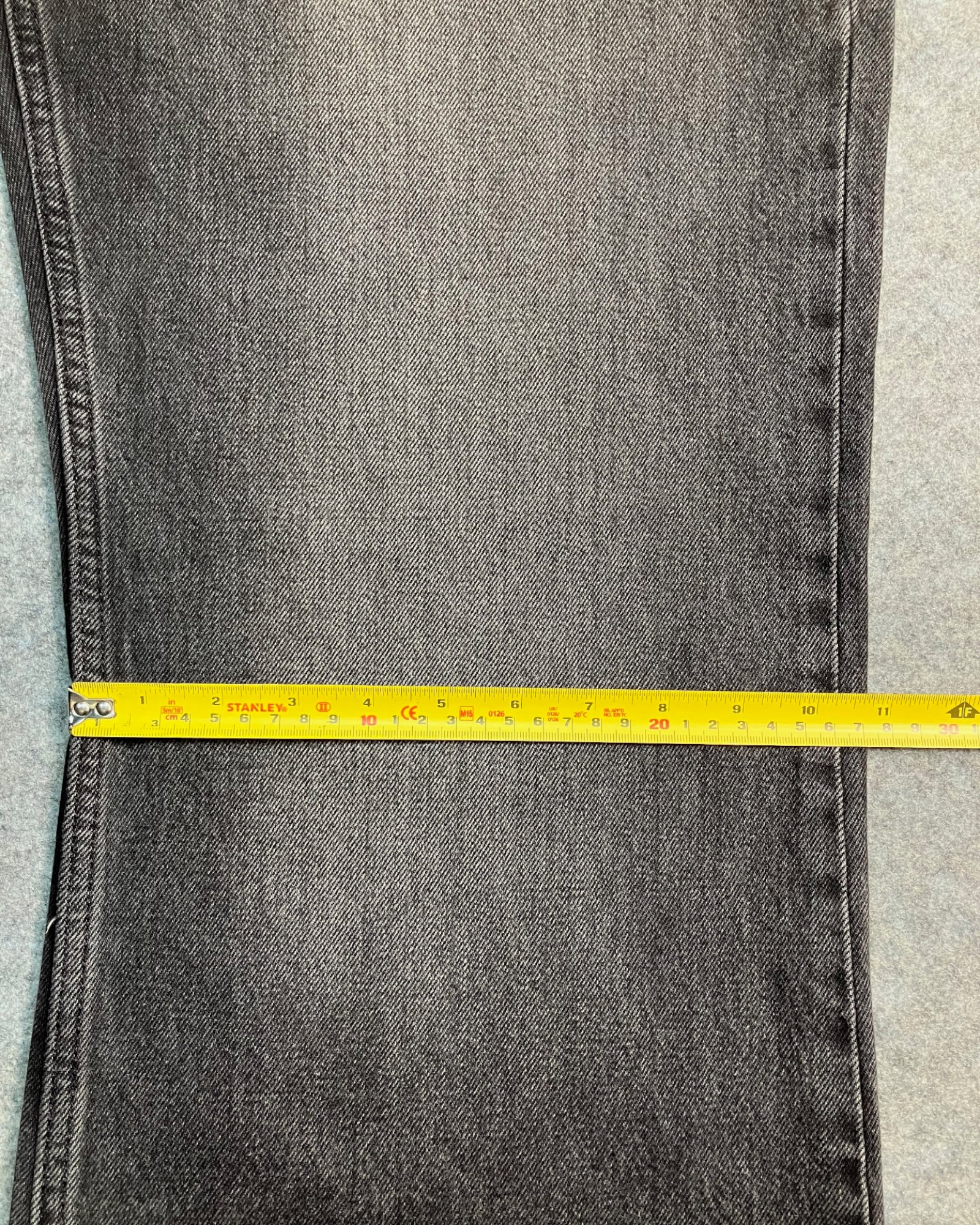 black boot-cut jeans