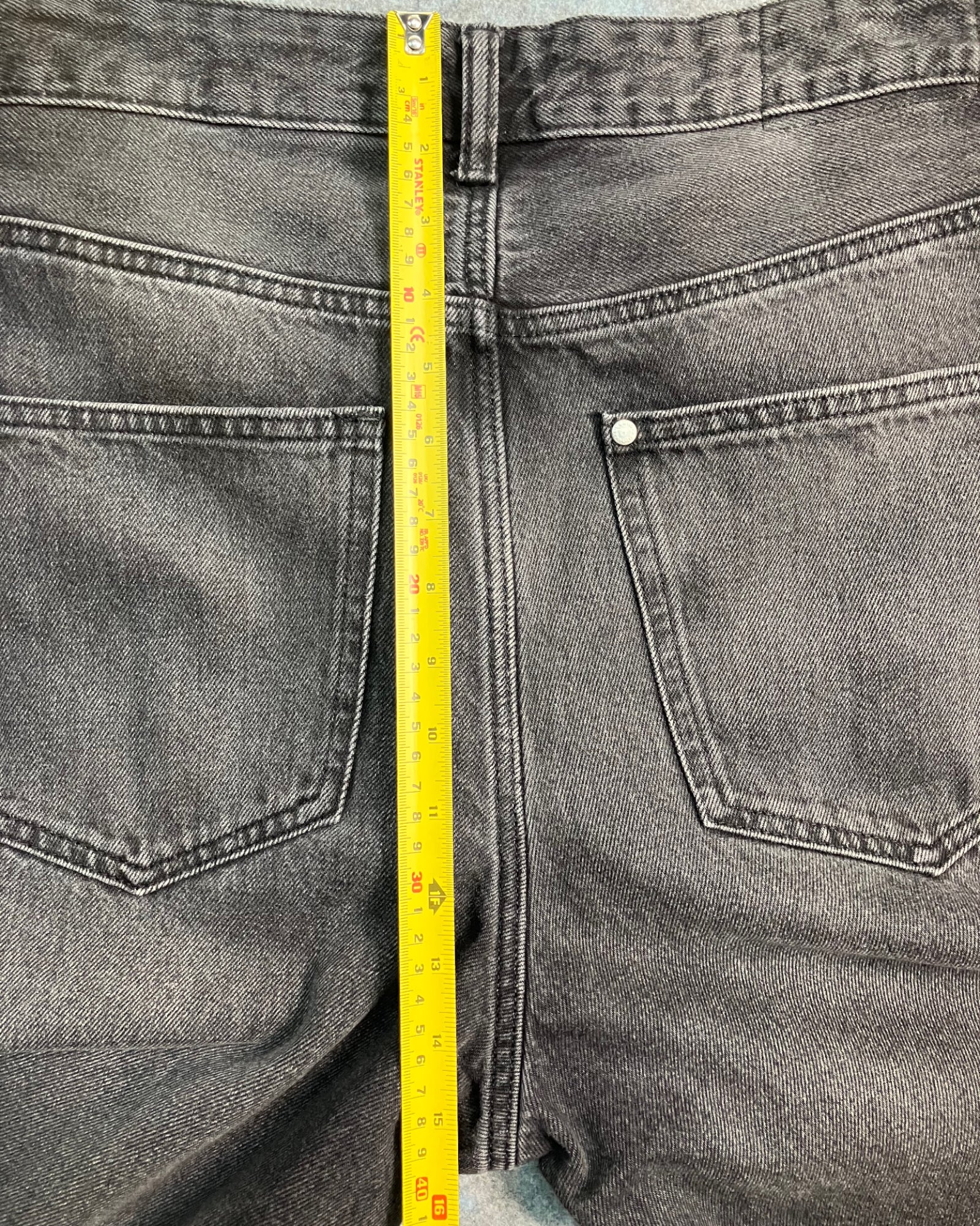 black boot-cut jeans