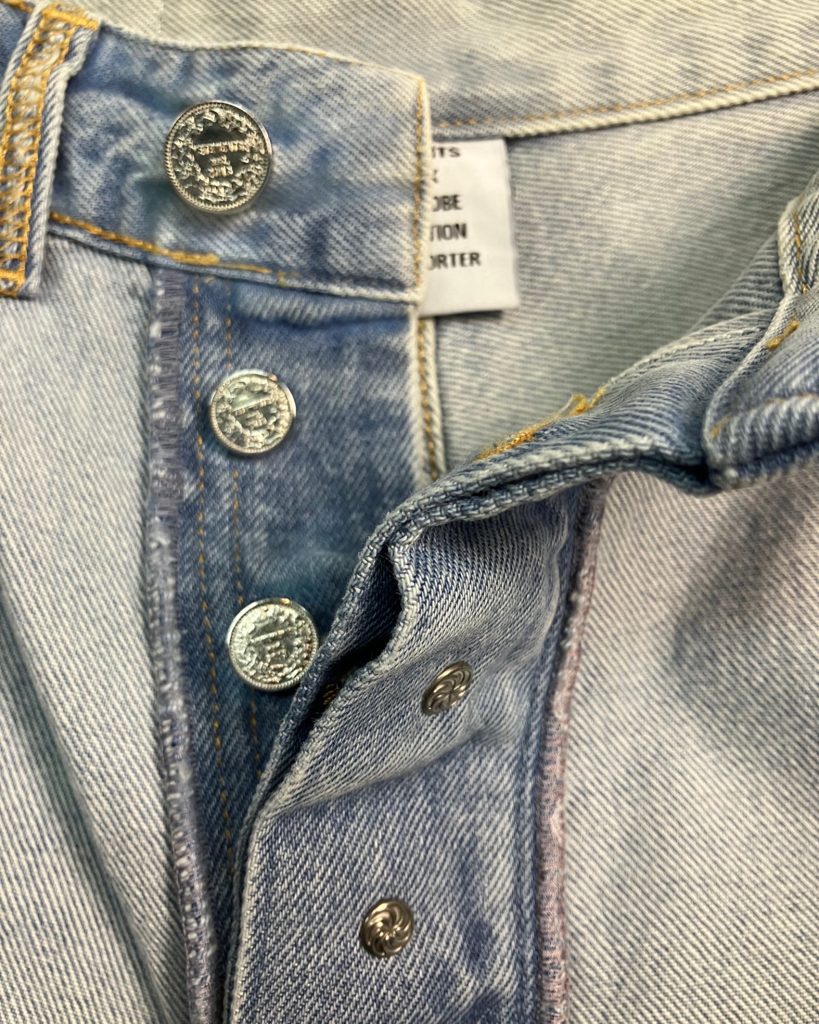 blue super jumbo wide-leg jeans