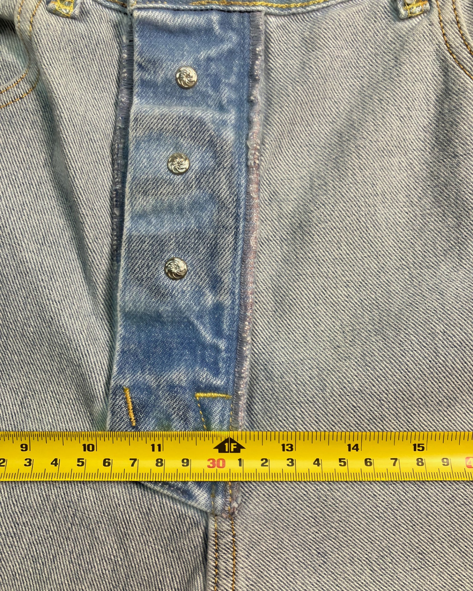 blue super jumbo wide-leg jeans