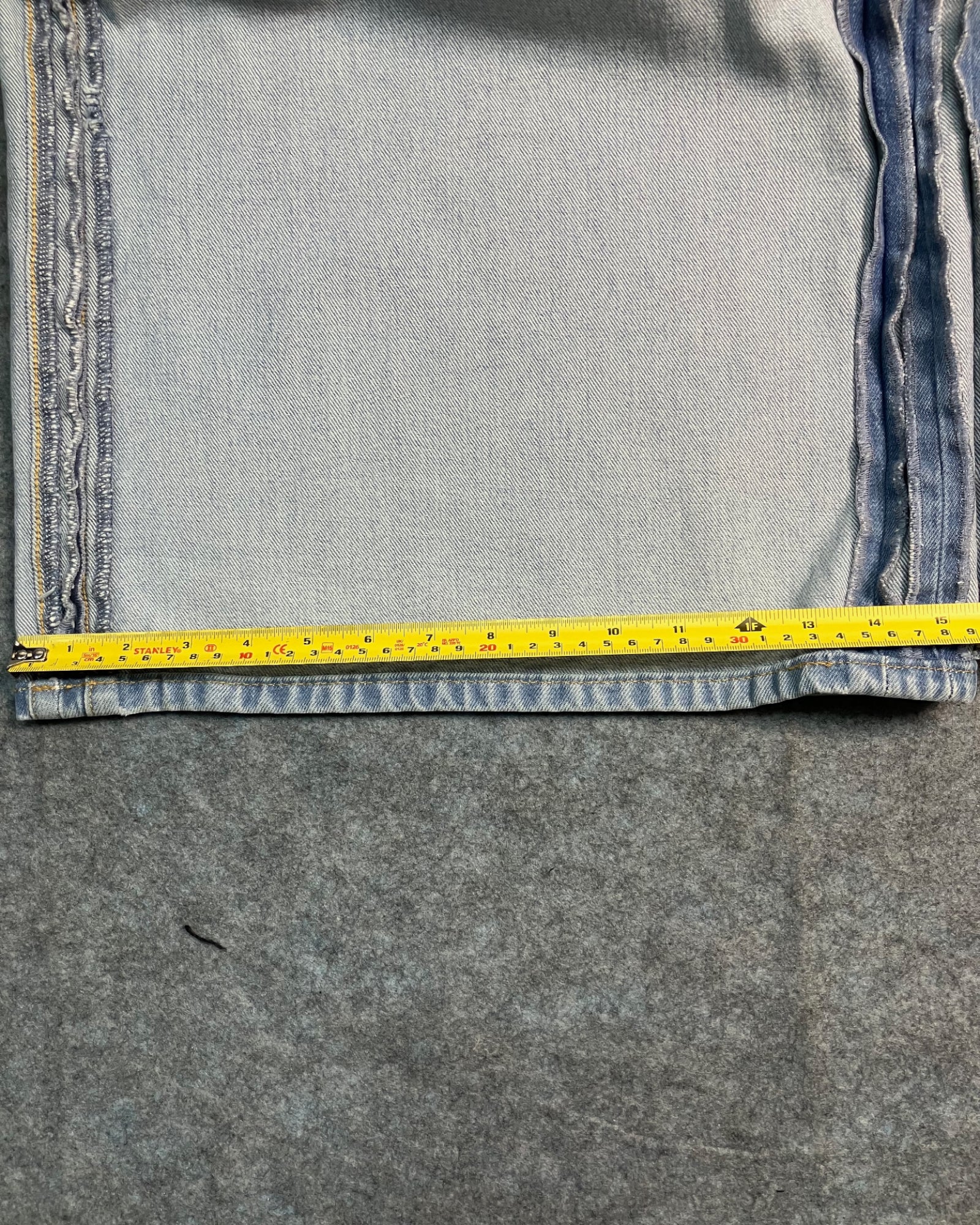 blue super jumbo wide-leg jeans