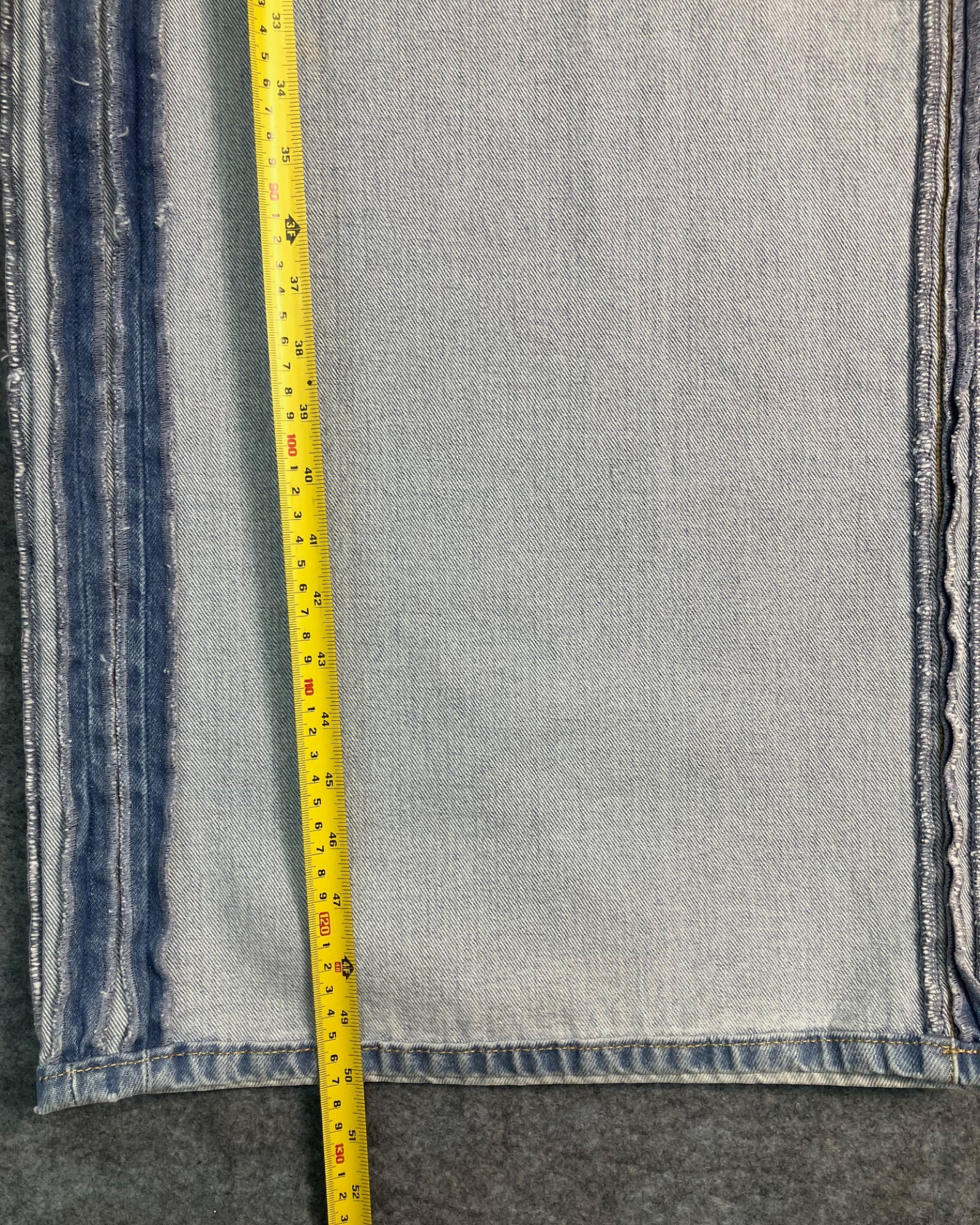 blue super jumbo wide-leg jeans