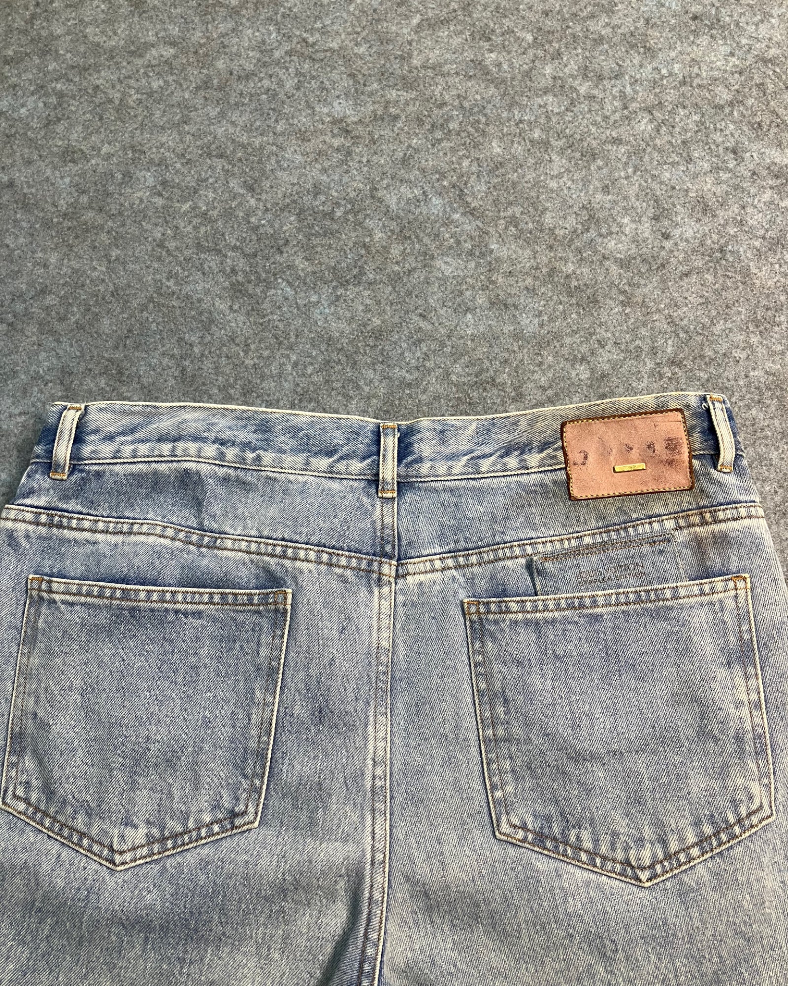 blue virgil abloh regular-fit jeans