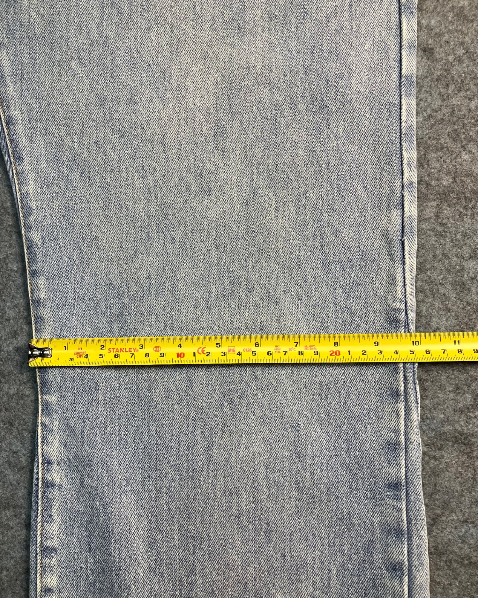 blue virgil abloh regular-fit jeans