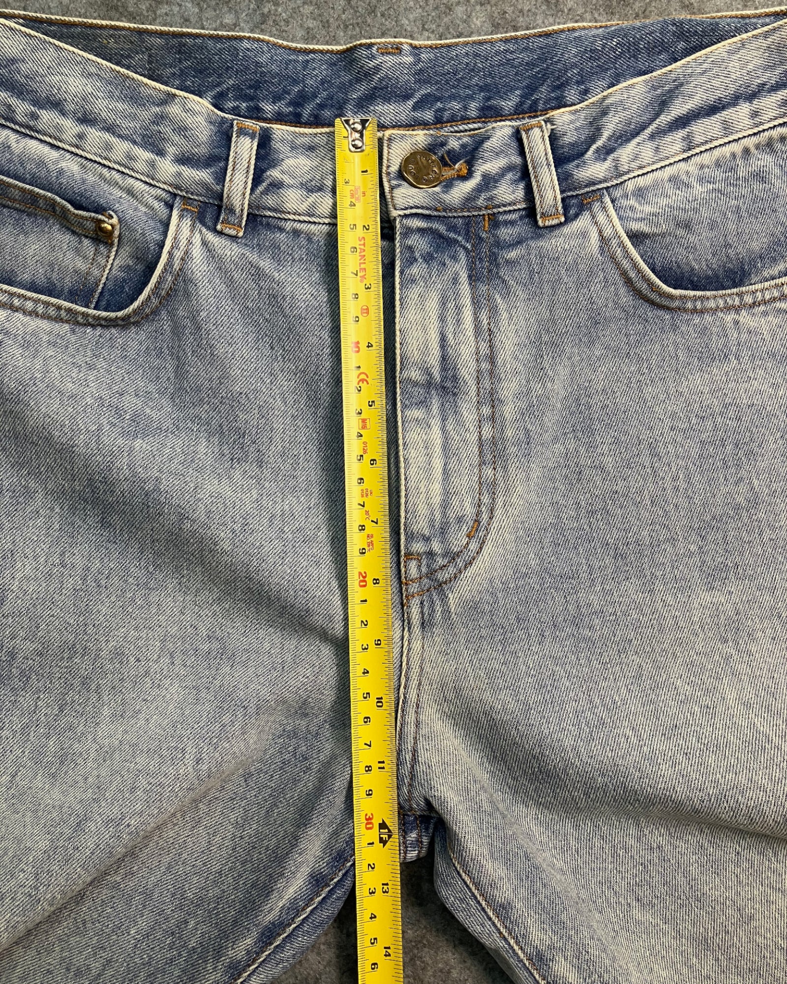 blue virgil abloh regular-fit jeans