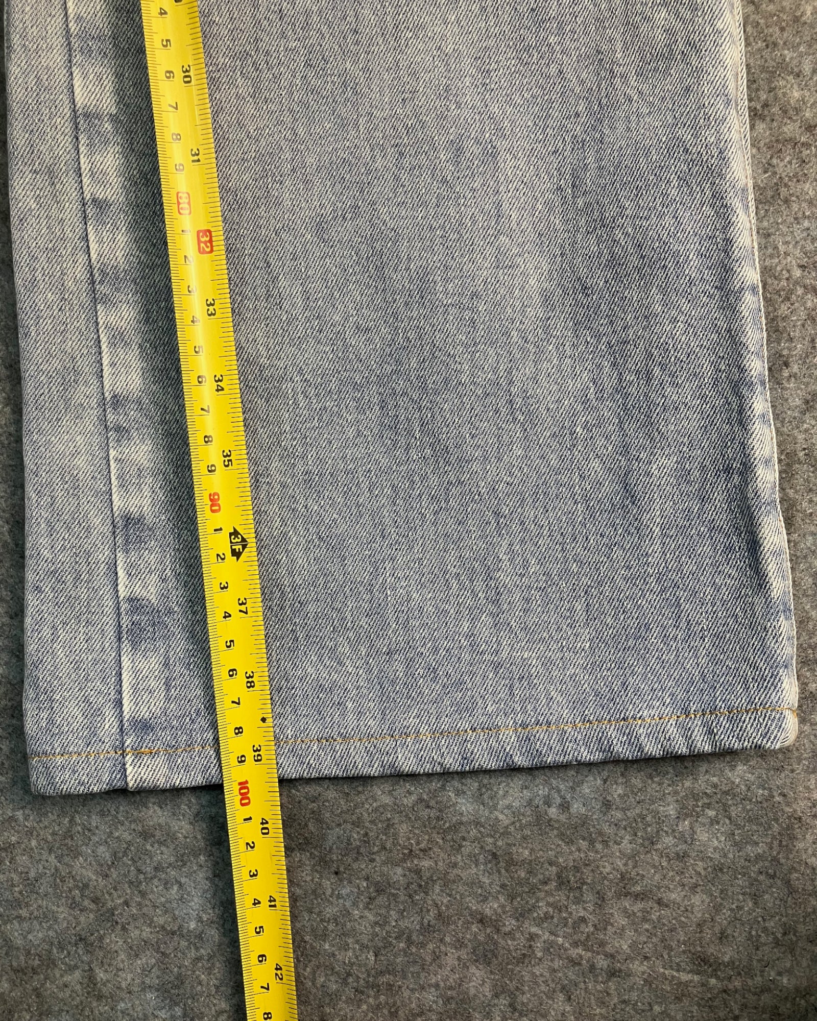 blue virgil abloh regular-fit jeans