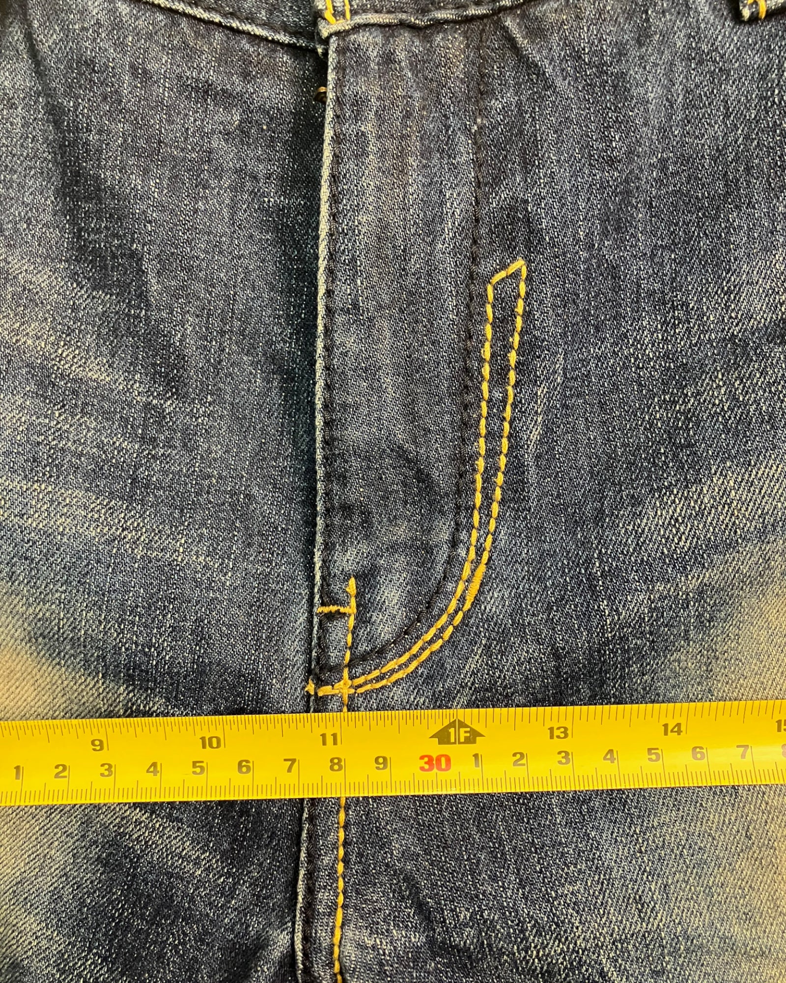 blue vintage wash regular-fit jeans