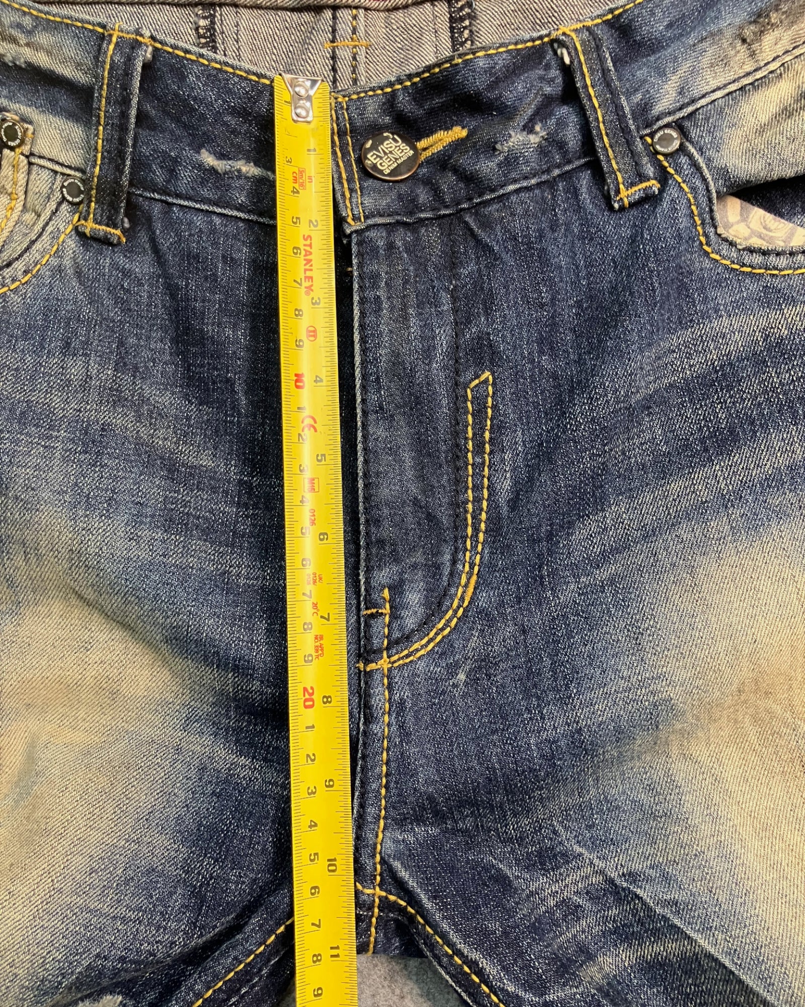 blue vintage wash regular-fit jeans