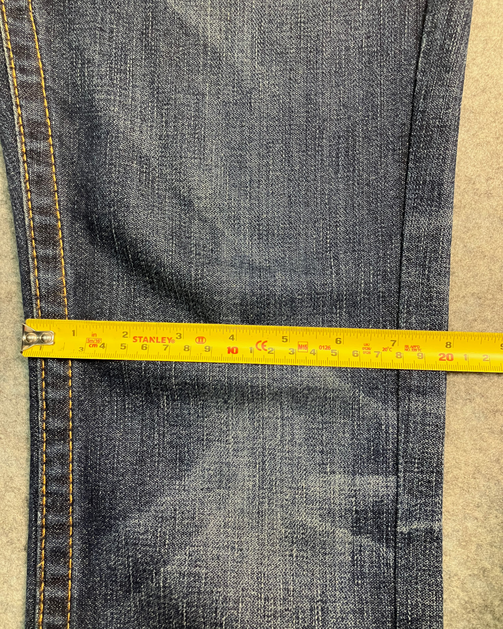 blue slim-fit jeans