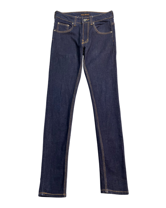blue slim-fit jeans