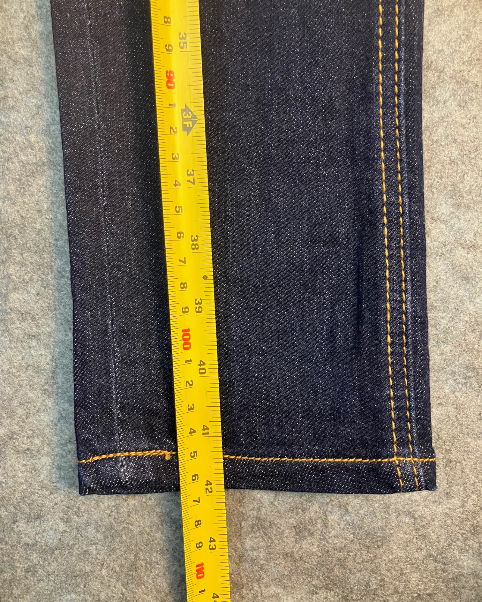 blue slim-fit jeans