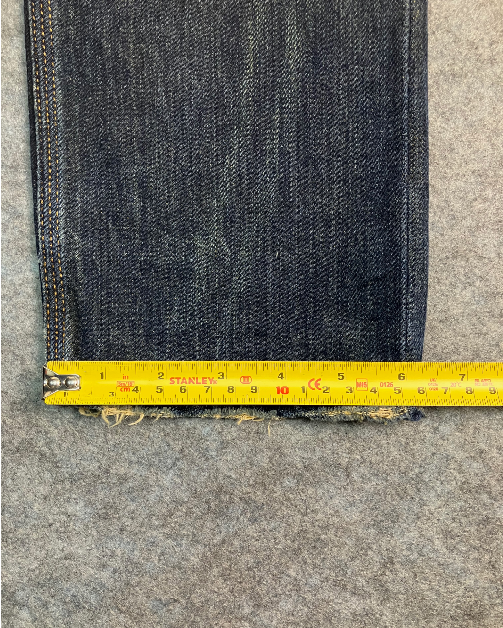 blue washed regular-fit jeans