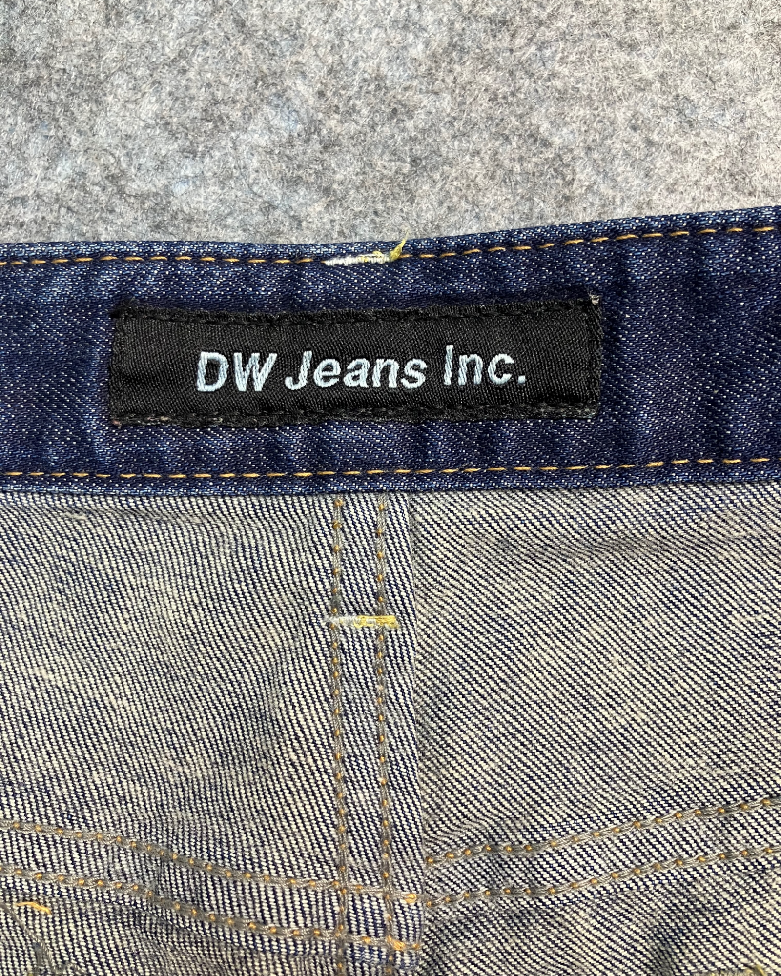 blue washed slim-fit jeans