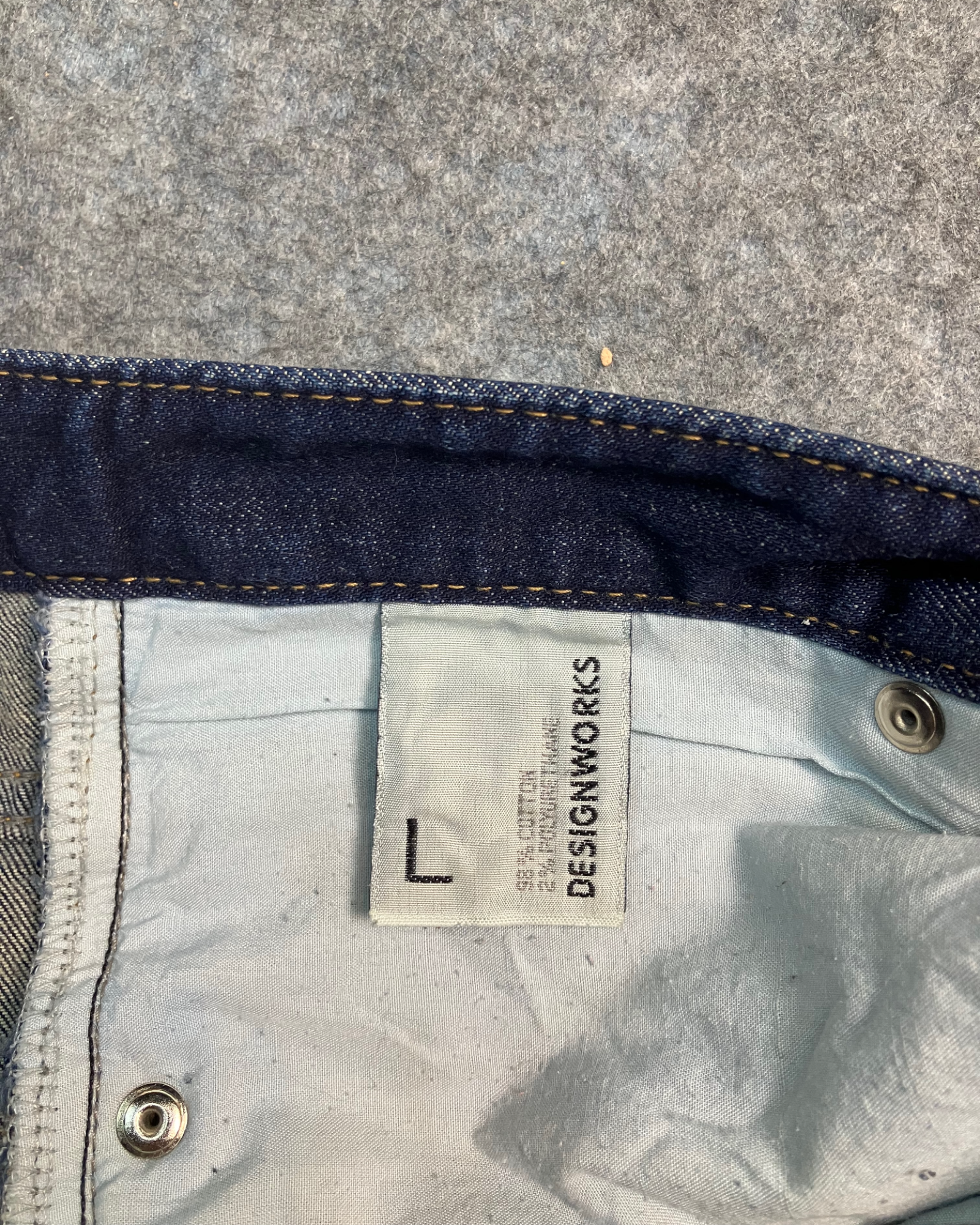 blue washed slim-fit jeans