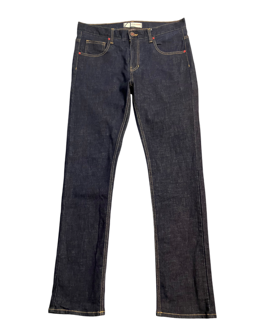 blue slim-fit jeans