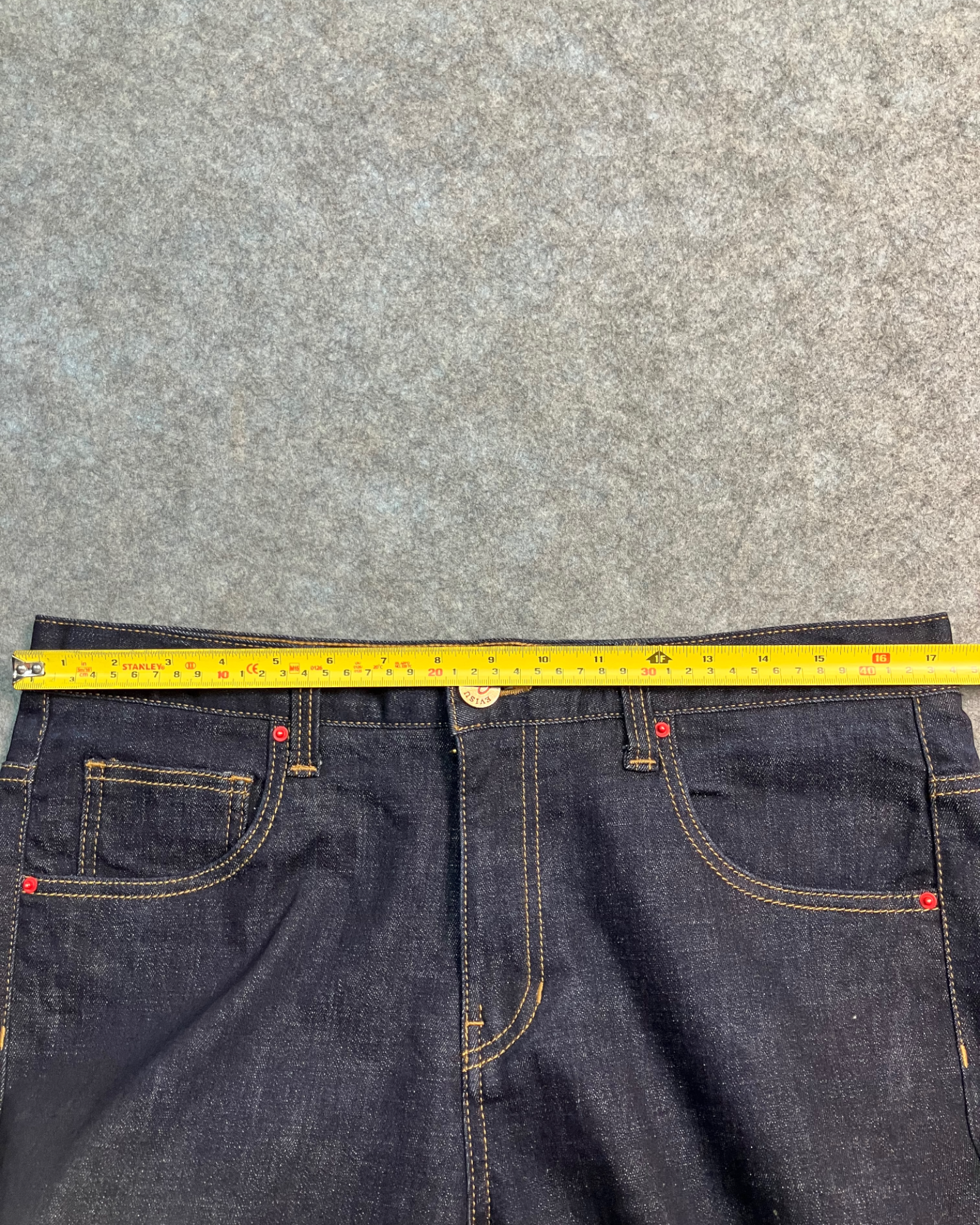 blue slim-fit jeans