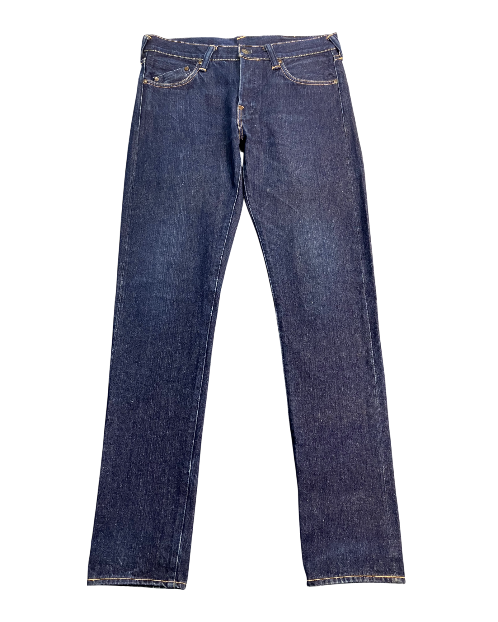 blue slim-fit jeans