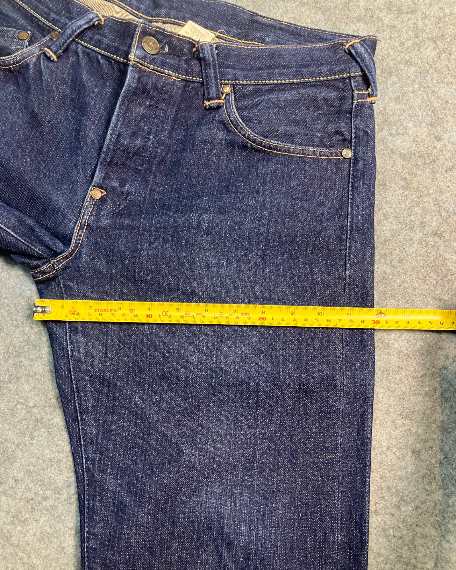 blue slim-fit jeans