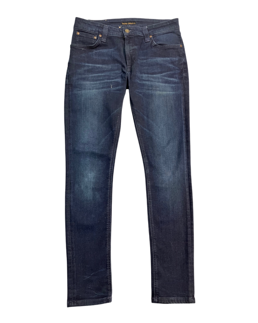 blue skinny jeans