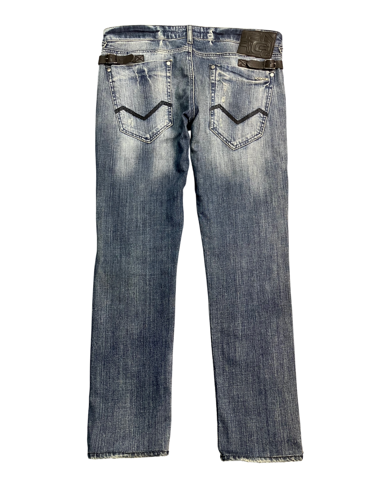 blue slim-fit jeans