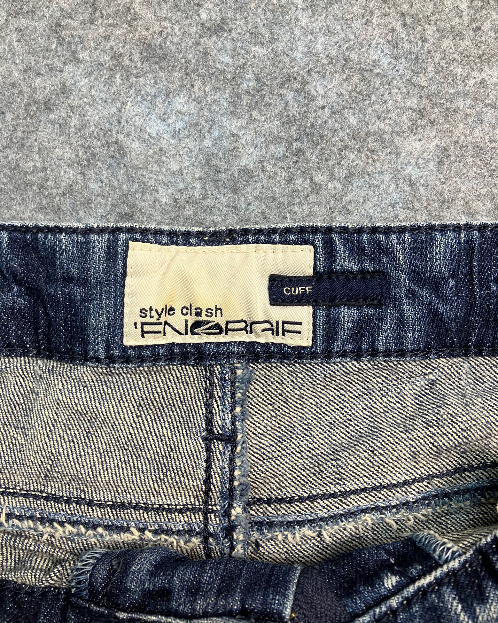blue slim-fit jeans