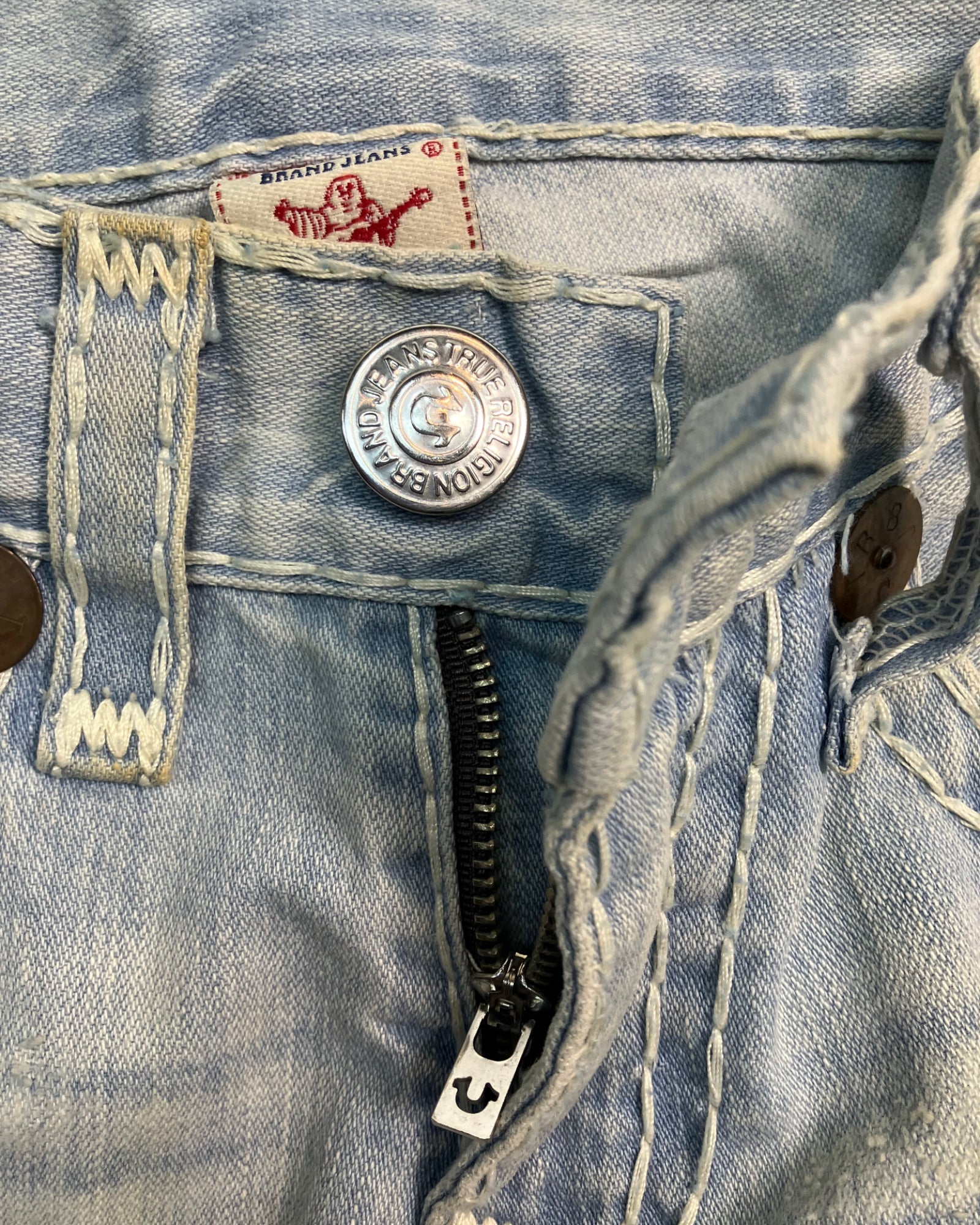 blue regular-fit jeans